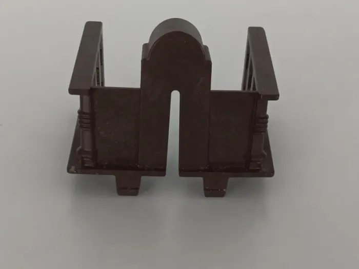 support support de barre bateau marron foncé barrière