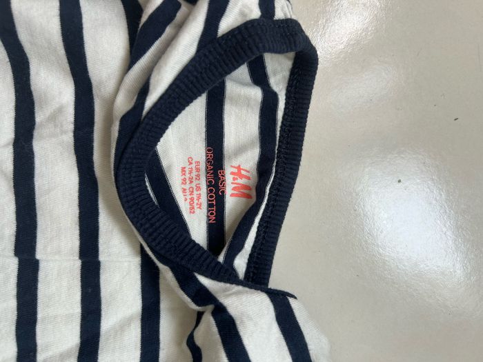 Petit débardeur H&M - marinière - 92 cm - photo numéro 2