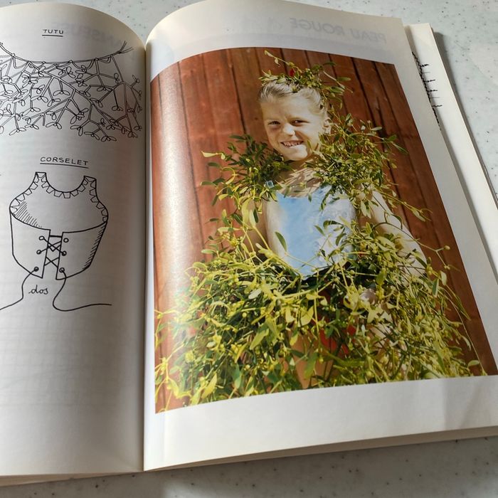 Livre costumes nature mousse coquilles feuilles - photo numéro 6