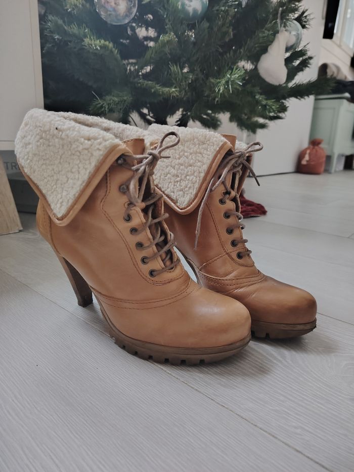 Bottines fausse fourrure - photo numéro 2