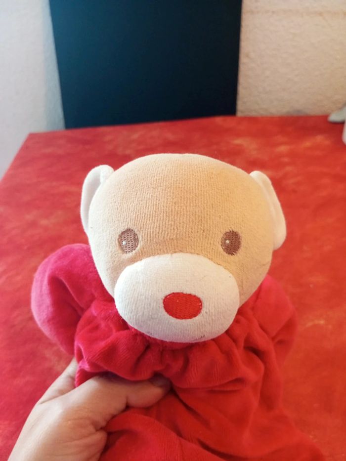 Ours beige rouge Bestever, 30 cm - photo numéro 2