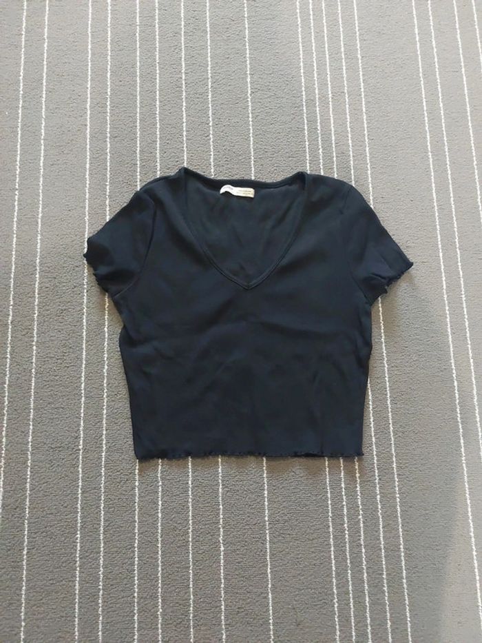 Tee shirt crop top femme