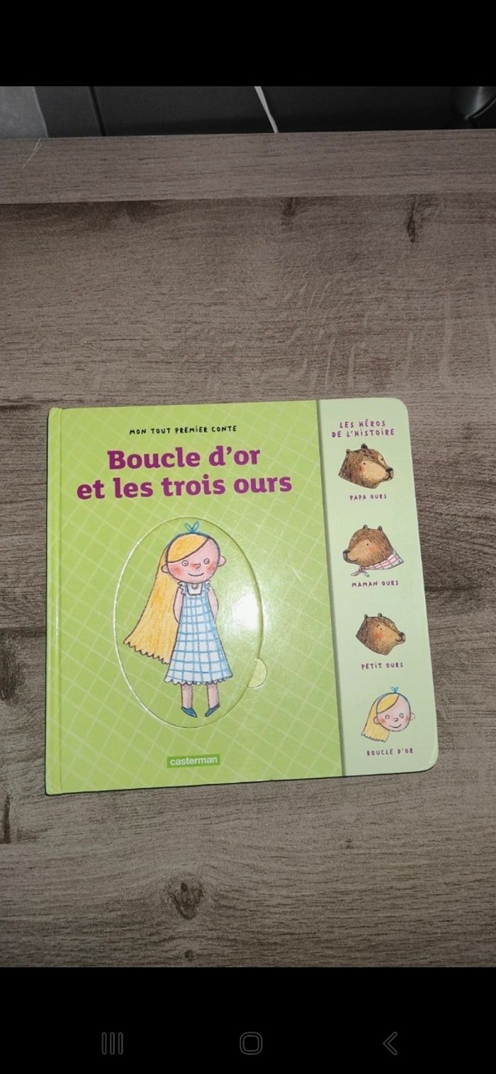 Livre boucle d'or