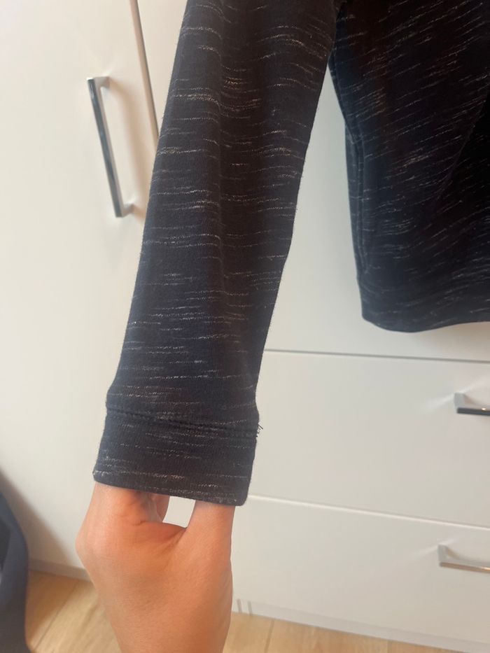 Gilet bleu marine Kiabi - photo numéro 3