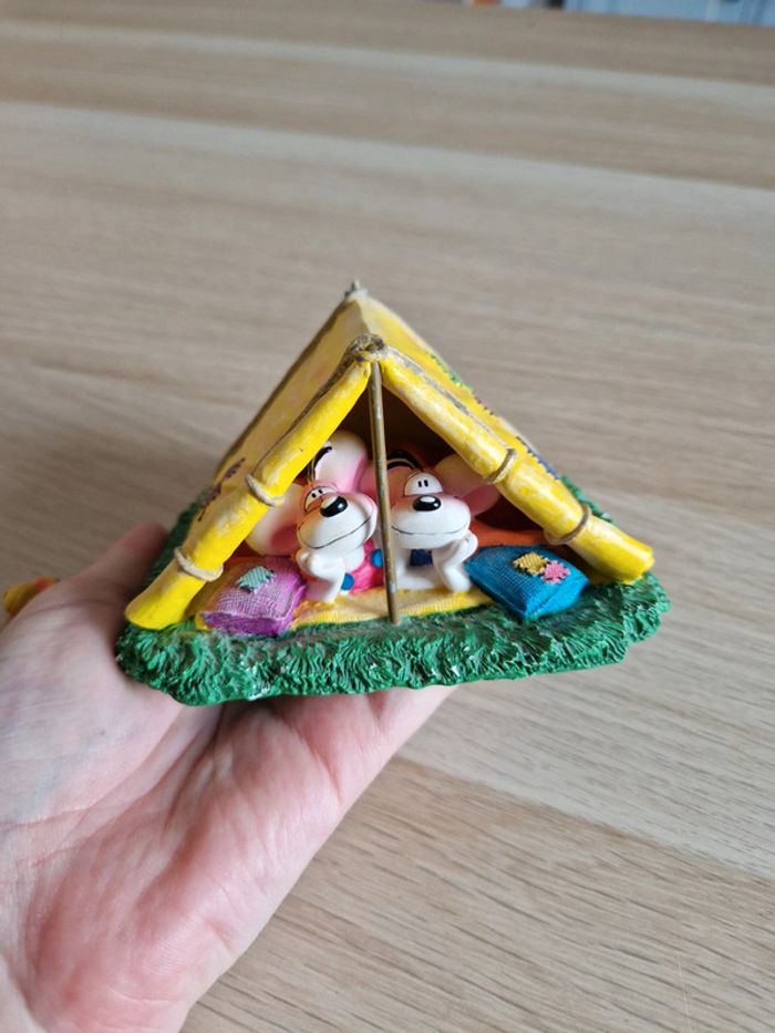 Figurine tente diddl et ses amis vintage - photo numéro 2