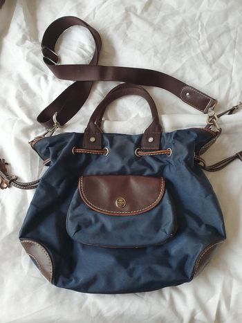 Sac à  mains en toile bleu marine