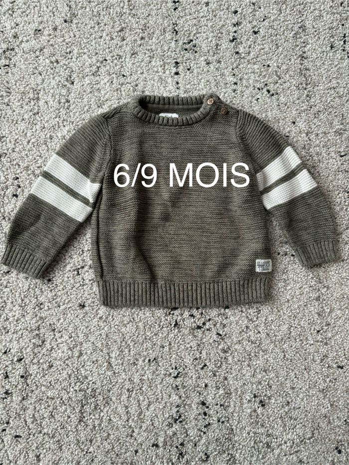 Pull garçon 6/9 mois