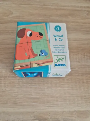 Puzzle cube animaux djeco