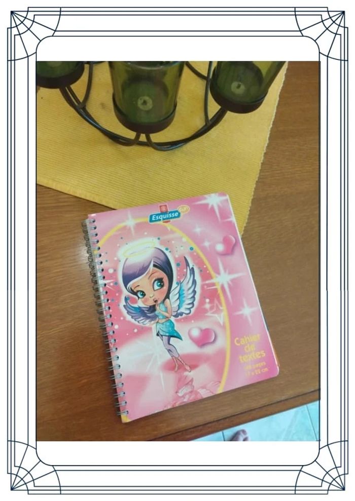 Agenda carnet école 17 x 22 cm fille fée neuf - photo numéro 6