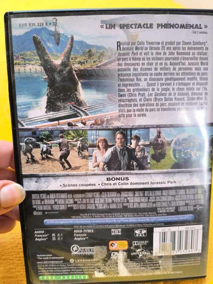 DVD Jurassic World - photo numéro 2