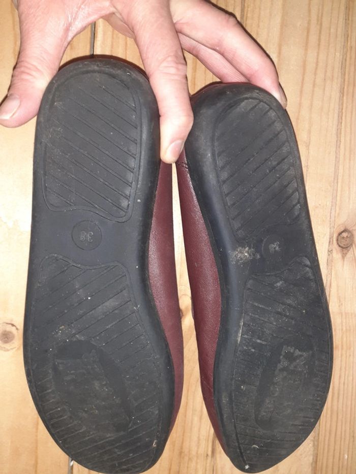 Chaussure bateaux en cuir - photo numéro 2