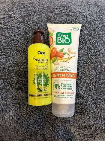 Crème de soin et shampooing CIEN