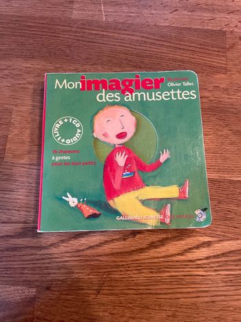Livre cartonné Mon imagier des amusettes