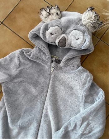 Pyjama une pièce pilou pilou koala gris 8ans verbaudet