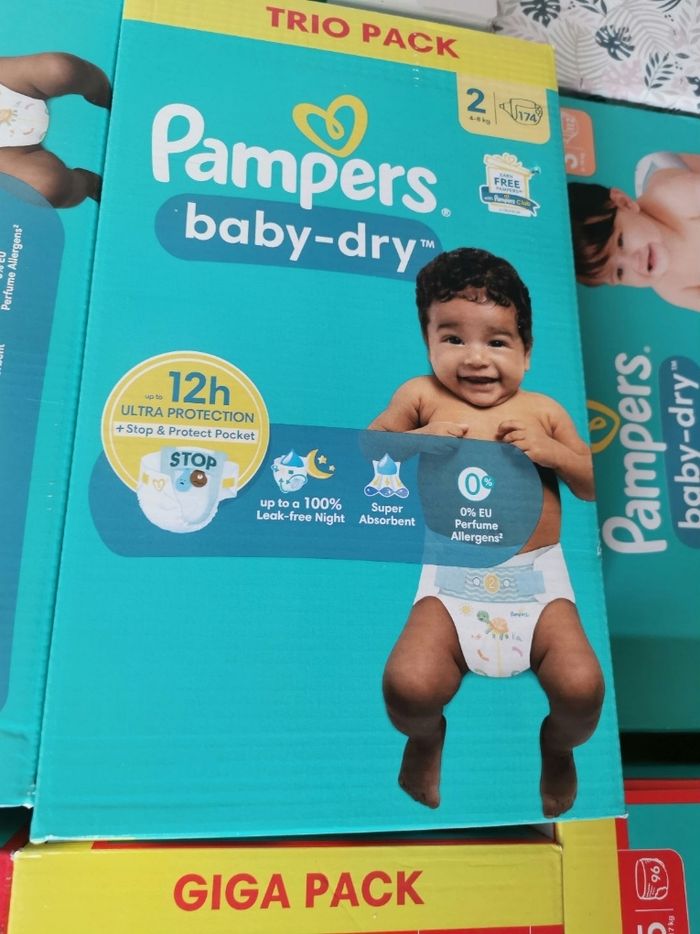 Pampers baby dry taille 2