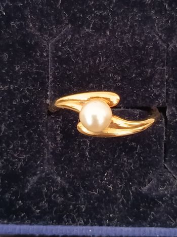 Bague plaqué or.