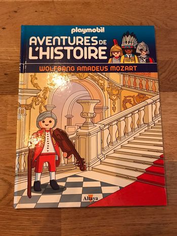Livre Playmobil Aventures de l’histoire Numéro 57 Wolfgang amadeus mozart
