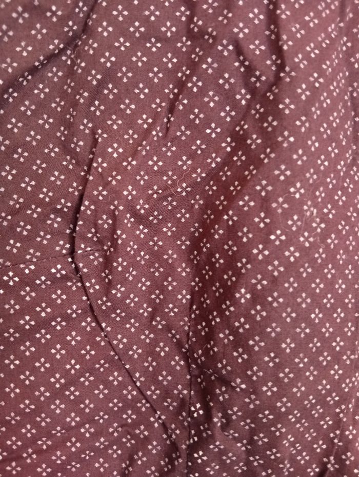 Chemise bordeaux à motifs t38/40 - photo numéro 4