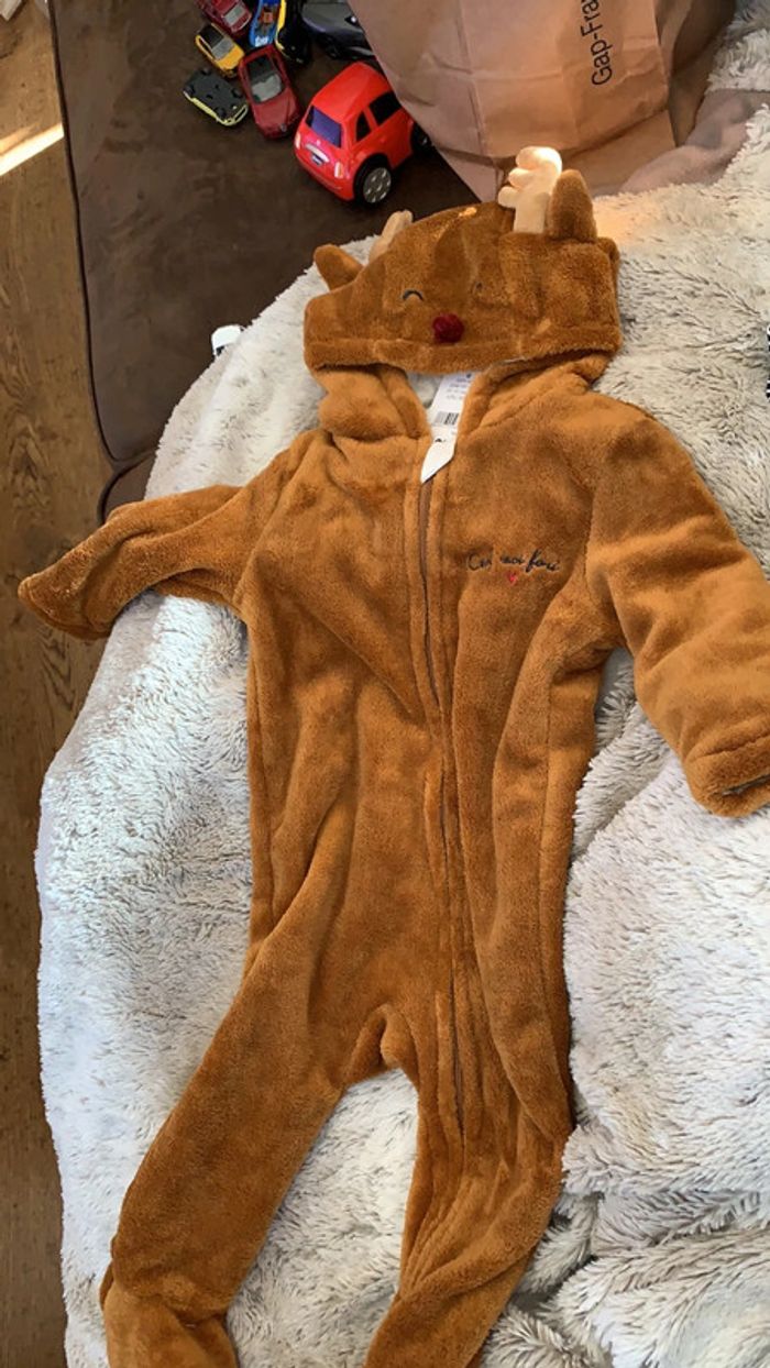 Combinaison Tape à l’œil « Cerf Moi fort » 18 mois