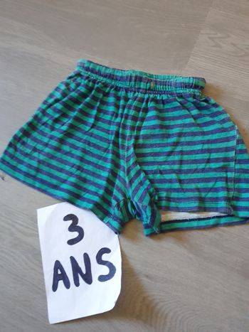 Short 3ans garçon