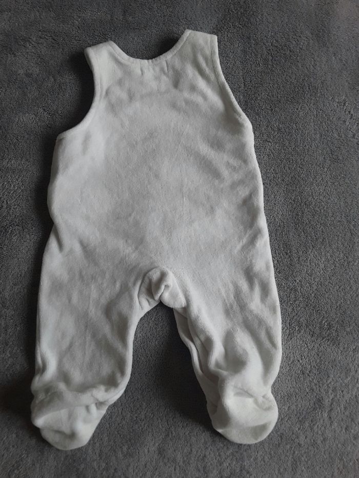 Tenue toucher doux mixte 1 mois  salopette - photo numéro 3