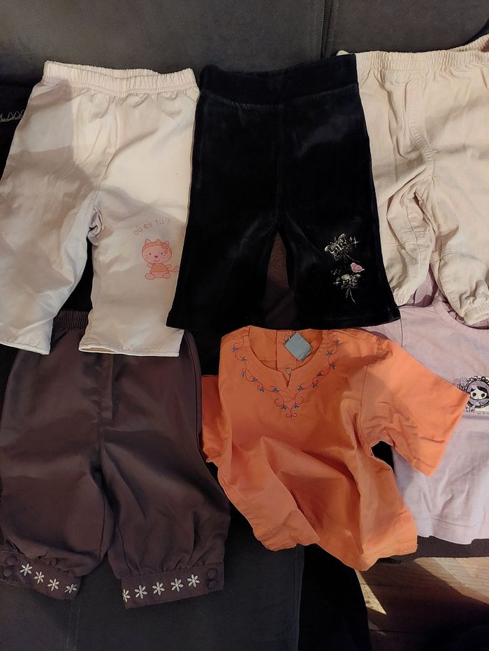 Lots vêtements filles 6mois - photo numéro 2