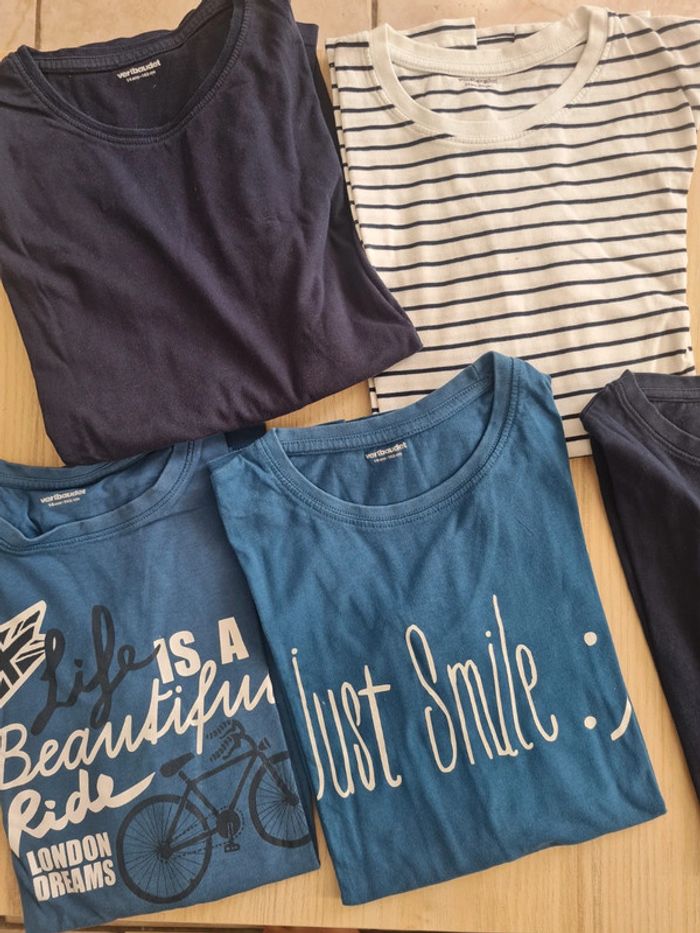 5 hauts manches longues 14 ans vertbaudet neuf - photo numéro 4