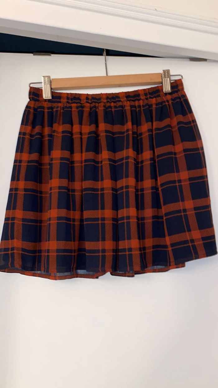 Jupe à carreaux