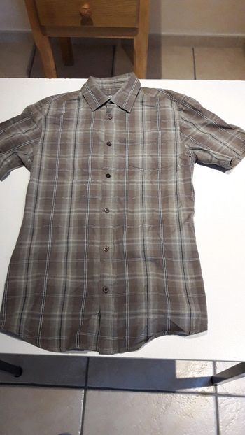 Chemise homme marron clair