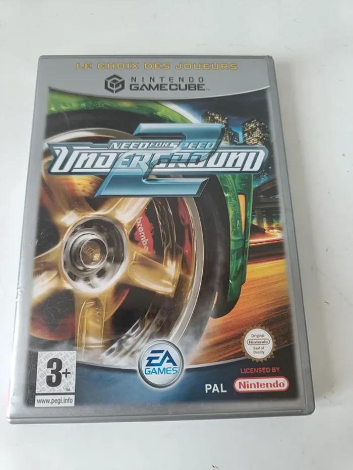 Need for Speed Nintendo GameCube avec notice