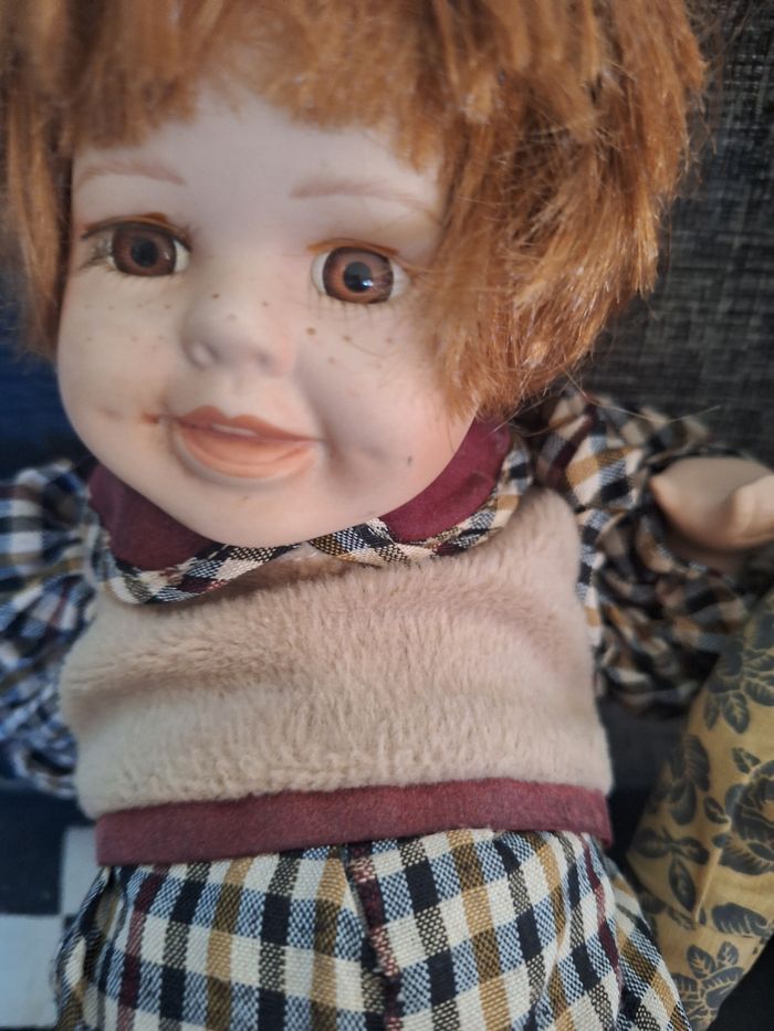 Lot de 2 poupées vintage de collection - photo numéro 5