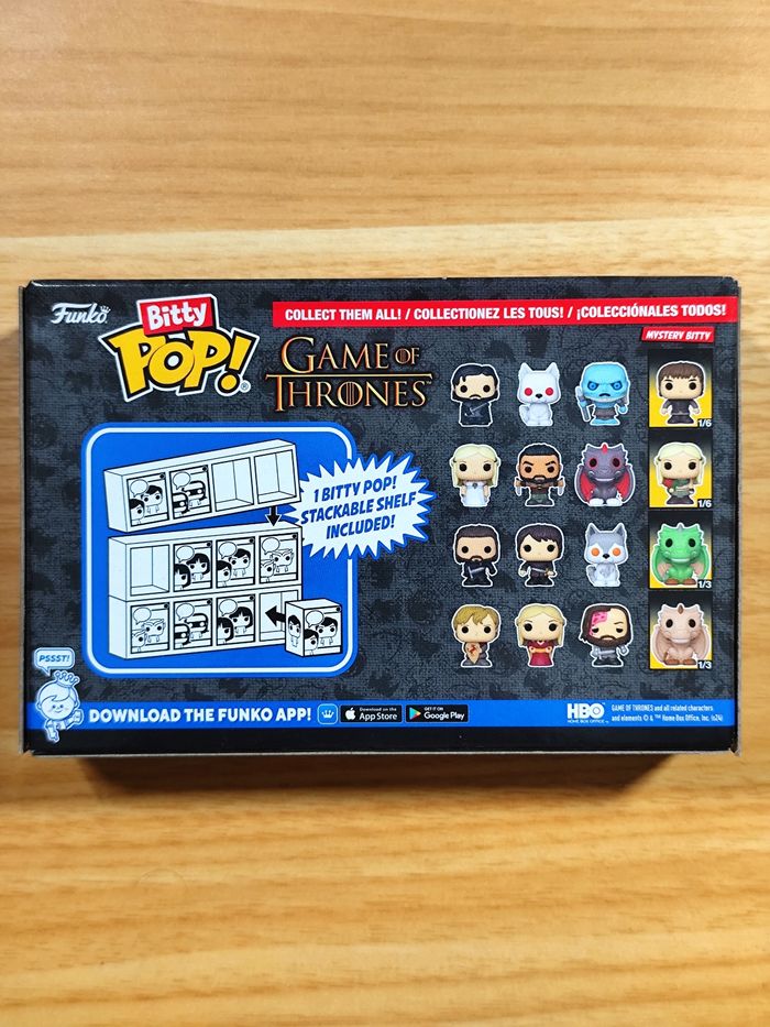 Bitty Pop! Game Of Thrones - Pack de 4 Figurines (Tyrion Lannister, Cersei Lannister, The Hound & Mystère) - photo numéro 7