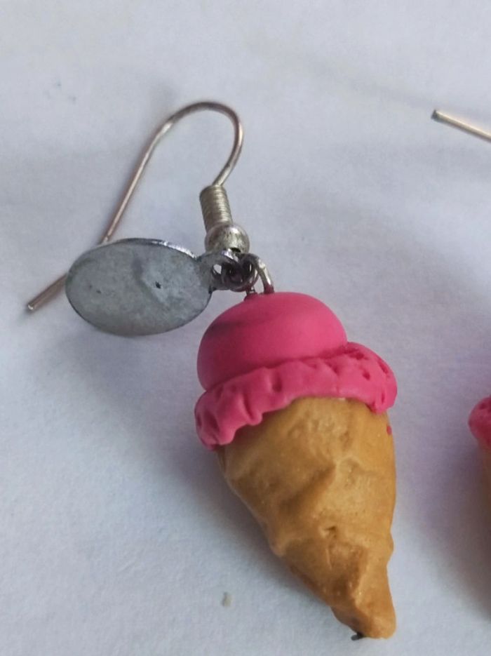 Boucles d'oreilles glace - photo numéro 3