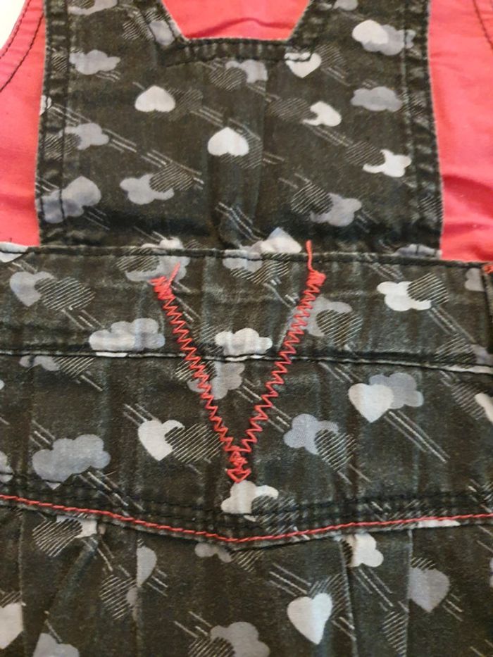 Salopette jupe Zara denim jean 2 ans 3 ans 98 cm - photo numéro 5