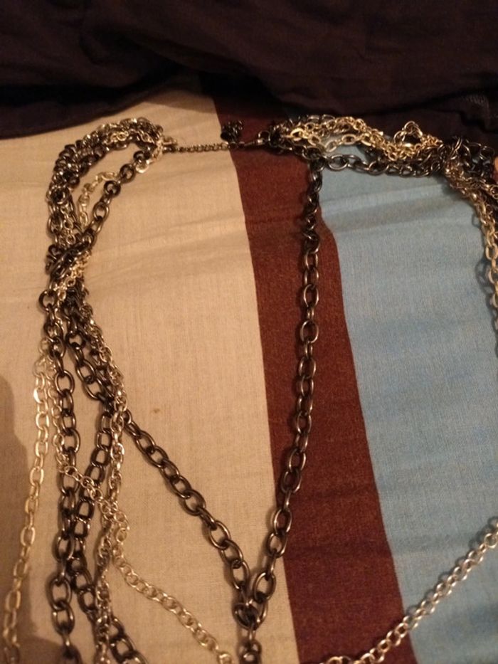 Long collier multirang - photo numéro 3