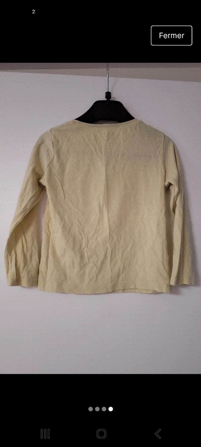 Tee-shirt manche longue fille 3 ans - photo numéro 3