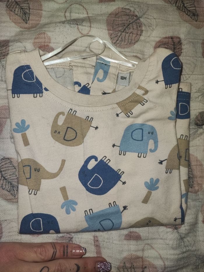 Ensemble salopette éléphant - photo numéro 3