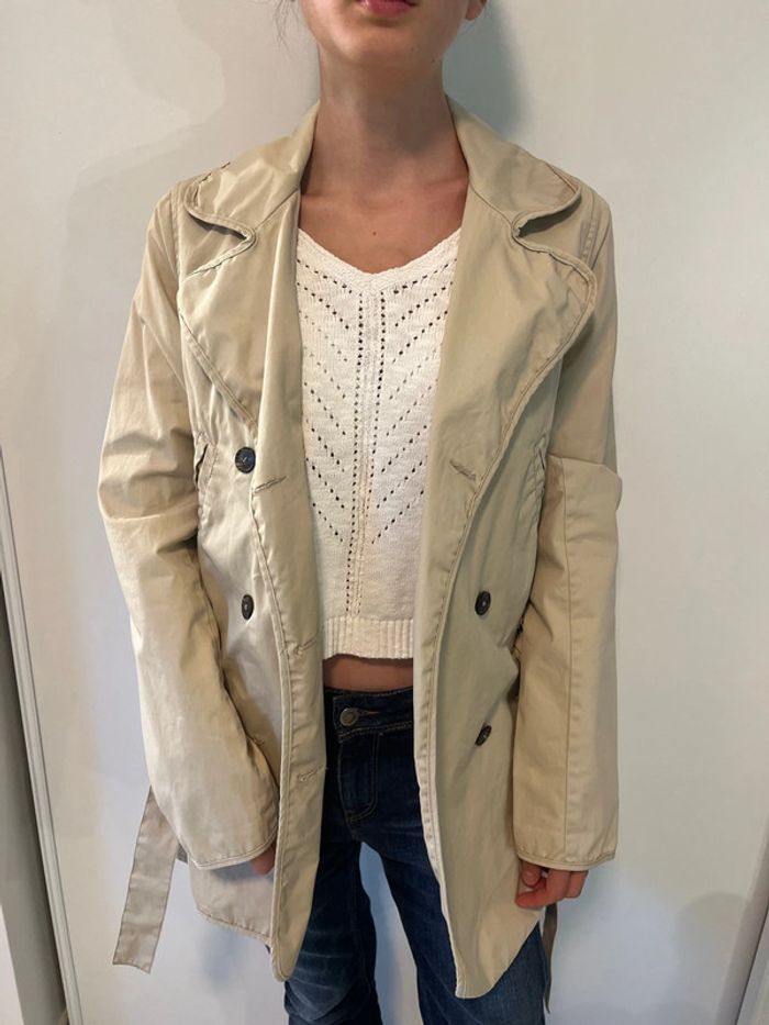 Tranche coat fille IKKS