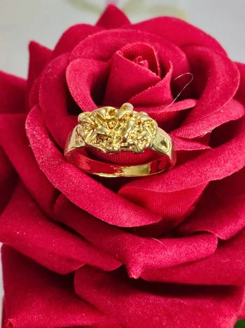 Bague martelee modèle 2 en acier inoxydable