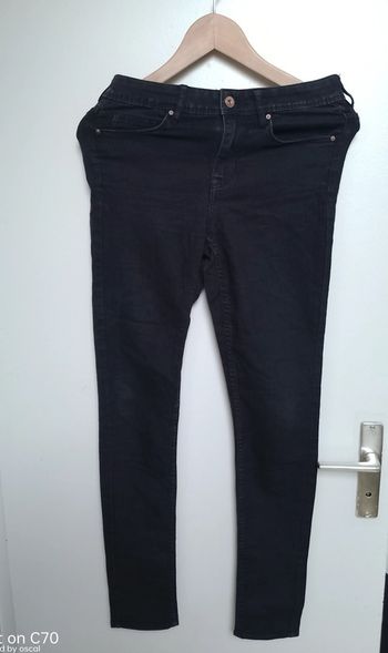 H&M pantalon jean noir 36