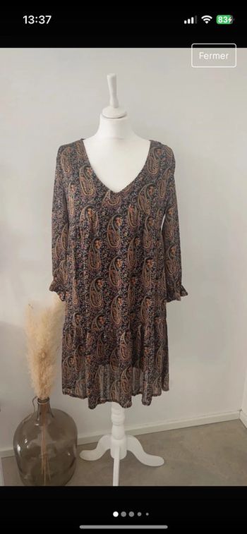 Robe à motifs Lili et lala S comme neuve