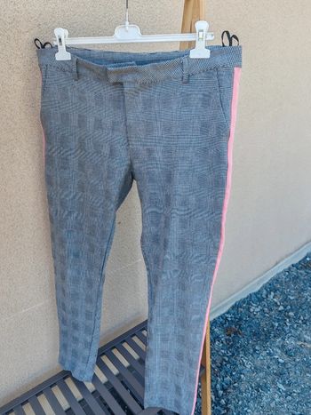 Pantalon a carreaux taille 44