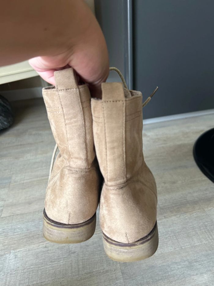 Bottines beiges Kiabi taille 39 - photo numéro 4