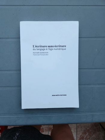 Livre : L'écriture sans ecriture du langage a l'âge du numérique