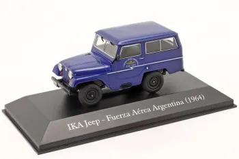 Voiture miniature IKA Jeep militaire Argentine 1964 – Bleue Neuf