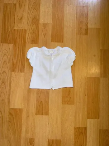 Gilet manches courtes bébé fille Obaïbi 3 mois - Excellent état