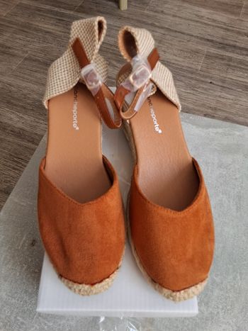Sandales compensées taile 38 caramel Blancheporte 