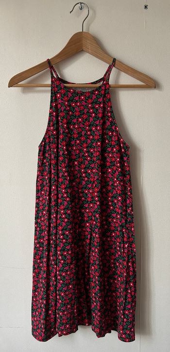 robe légère motif fleuri, petites bretelles