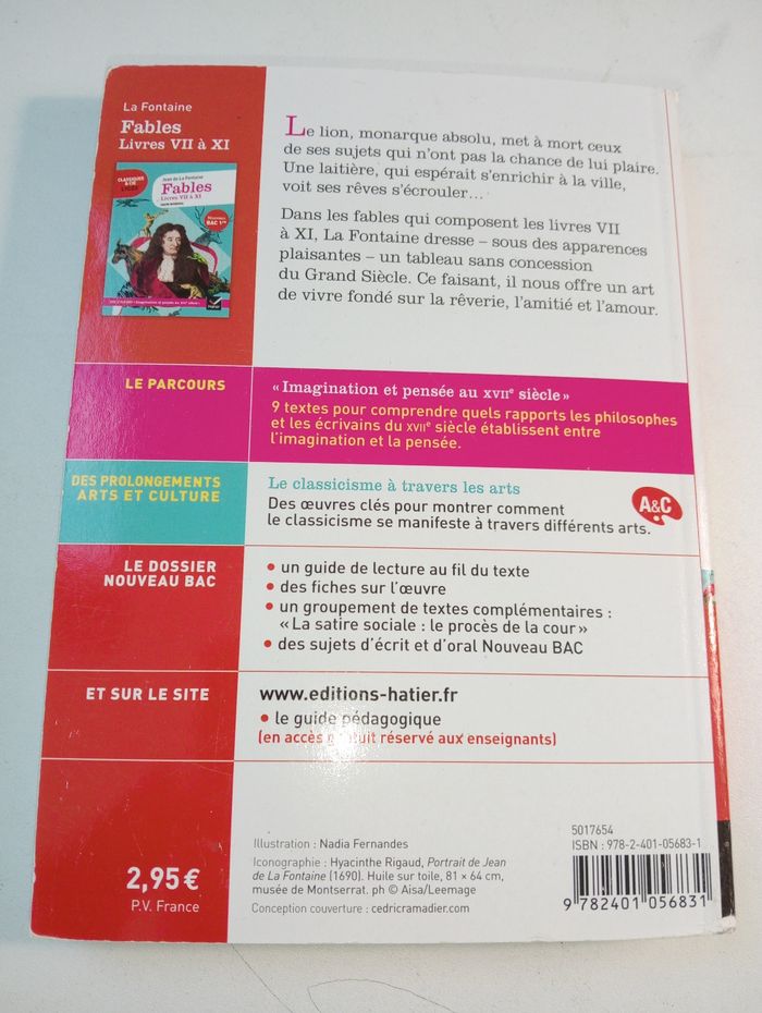 Jean de la Fontaine, Fables Livres VII à XI - photo numéro 2