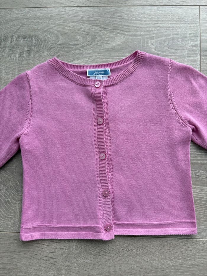 Gilet lilas Jacadi 24 mois - photo numéro 2